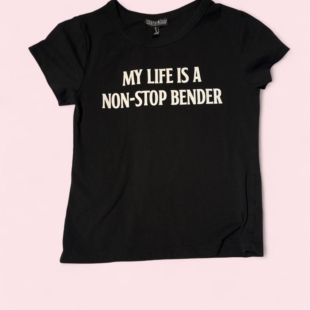 Current mood from dolls kill baby tee with graphic